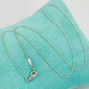 16" Tiffany & Co Elsa Peretti Chain Necklace in Sterling Silver-1