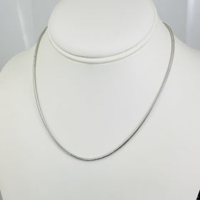 Tiffany & Co Snake Chain 24" Necklace Men's Unisex in 925 Sterling Silver - 0