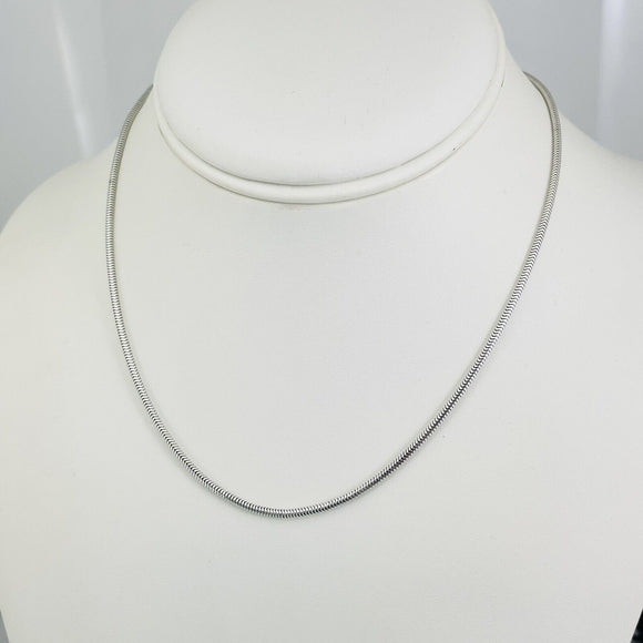 Tiffany & Co Snake Chain 24" Necklace Men's Unisex in 925 Sterling Silver