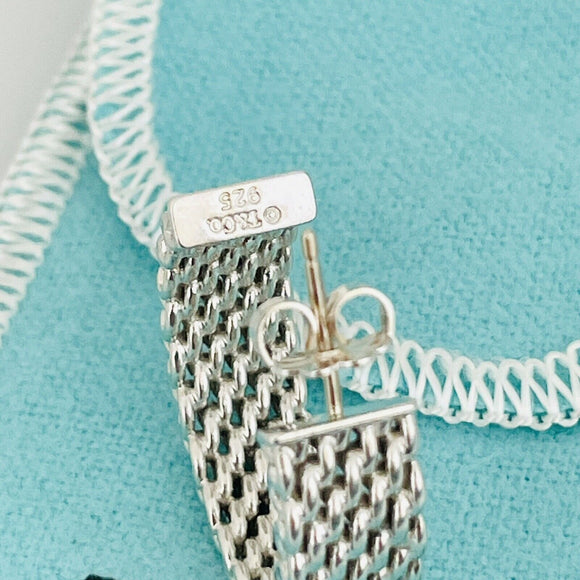 Tiffany & Co SINGLE Somerset Mesh Hoop Huggie Replacement Earring