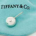 Tiffany Bead Ball Hardwear Earring Single Replacement Lost Silver Stud 10mm - 1