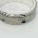 Size 11 Tiffany & Co 1837 Grey Titanium and Silver Ring Band Mens Unisex-9