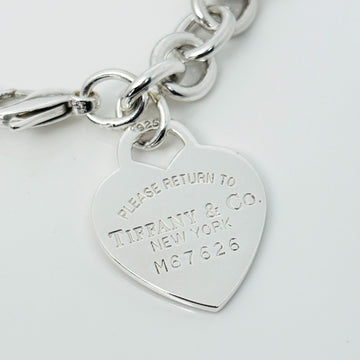 7.75" Please Return to Tiffany New York Heart Tag Charm Bracelet - 0