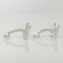 RARE Tiffany & Co Axis Cufflinks by Frank Gehry in Sterling Silver-2