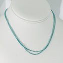 Tiffany & Co Sparkler Blue Coated Silver Enamel Chain Necklace 30" 1.7mm Links - 4
