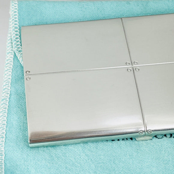 Tiffany & Co Streamerica Pocket Business Card Holder in Silver Stream America