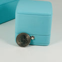 LARGE Tiffany & Co Blue Leather Empty Ring Box and Blue Gift Box - 3