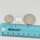 Tiffany Silver Letter H Alphabet Initial Round Circle Notes Charm Pendant-4