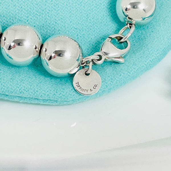 7.25" inch Tiffany & Co HardWear Ball Bracelet in Silver with Blue Pouch - 3