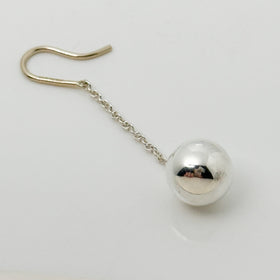 SINGLE Tiffany & Co 10mm HardWear Bead Ball Drop Hook Dangle Replacement Earring