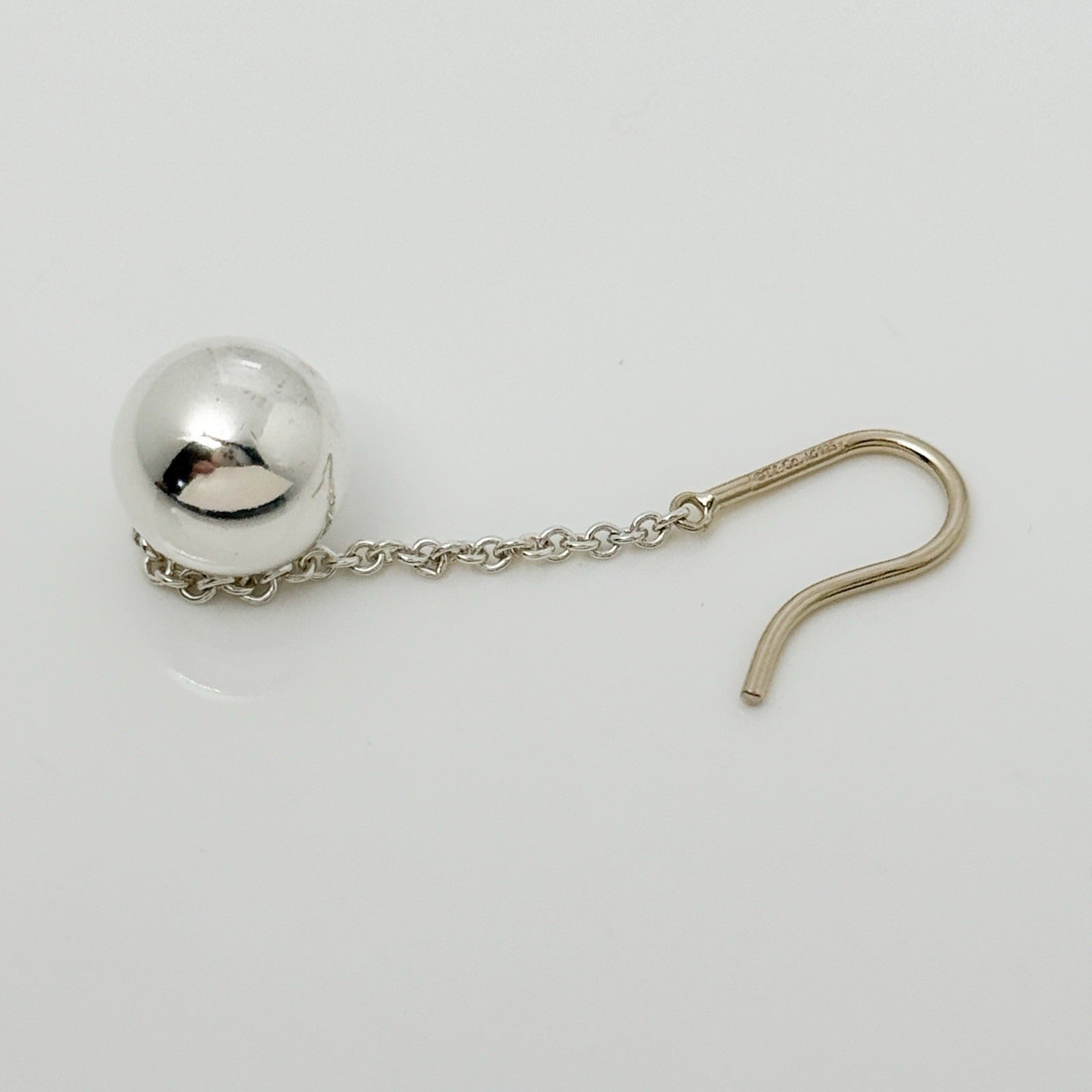 SINGLE Tiffany & Co 10mm HardWear Bead Ball Drop Hook Dangle Replacement Earring - 0