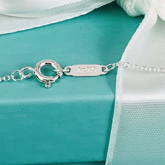 Tiffany & Co 16” Chain Necklace in Sterling Silver Perfect Condition FREE ship