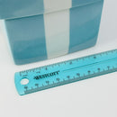 4.3" Large Tiffany Porcelain Blue Trinket Gift Box Ceramic Jewelry Container-7