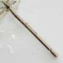 RARE Tiffany Mini Snowflake Stud Earrings in Sterling Silver Holiday Snow-5