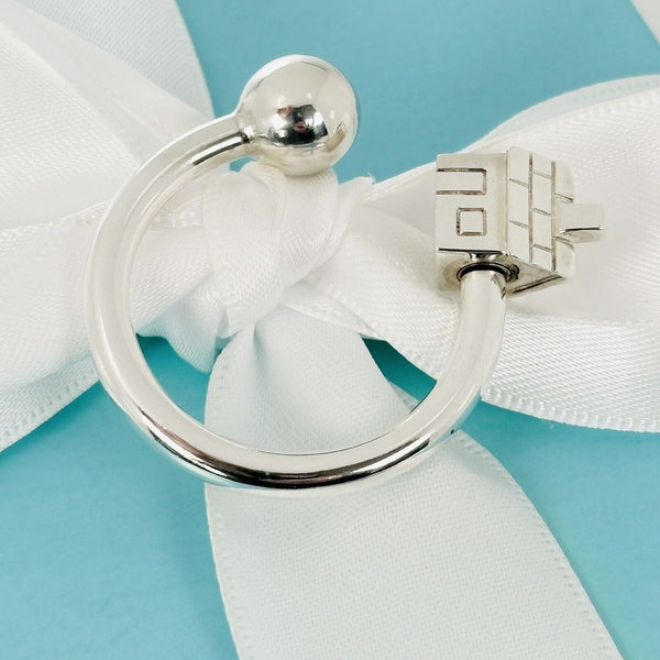 Tiffany & Co House Key Ring Chain in Sterling Silver Realtor - 3