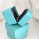 Tiffany & Co Blue Leather Empty Ring Box and Blue Gift Box-3