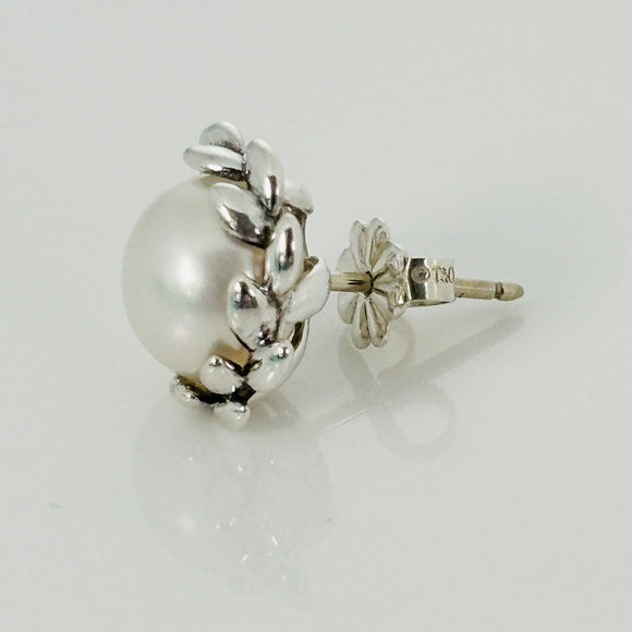 Tiffany Pearl Olive Leaf Earring by Paloma Picasso Stud Single Replacement Lost