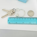 Tiffany & Co House Key Ring Chain in Sterling Silver-4