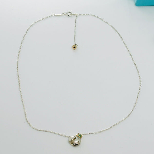 Return to Tiffany Ladybug Pendant Necklace / Silver, Gold Adjustable 16" to 18" - 6