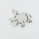 Tiffany & Co Rhinoceros Rhino Animal Charm or Pendant in 925 Sterling Silver-2