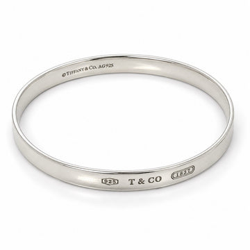 Tiffany & Co. 1837 Round Bangle Bracelet 7.5" in 925 Sterling Silver - 0