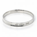 Tiffany & Co. 1837 Round Bangle Bracelet 7.5" in 925 Sterling Silver-3
