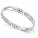 Tiffany & Co. 1837 Round Bangle Bracelet 7.5" in 925 Sterling Silver-4