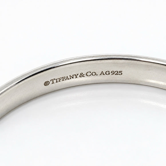 Tiffany & Co. 1837 Round Bangle Bracelet 7.5" in 925 Sterling Silver