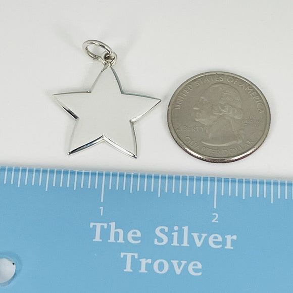 Tiffany & Co Star Charm or Pendant in Sterling Silver
