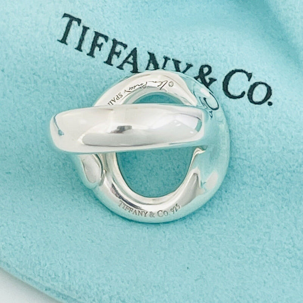 Size 5 Tiffany & Co Sevillana O Ring by Elsa Peretti in Sterling Silver - 6