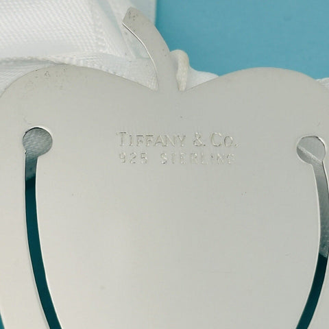 Tiffany & Co Sterling Silver Apple Bookmark Teacher Appreciation Gift Retired - 0