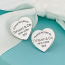 Return to Tiffany & Co Mini Heart Stud Earrings in Sterling Silver Authentic-1