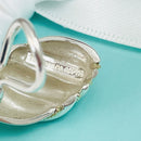 1 Single Tiffany Shell Dome Earring in Silver and Yellow Gold Twist-5