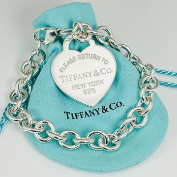 Large 8.75" Please Return to Tiffany Jumbo Heart Tag Bracelet