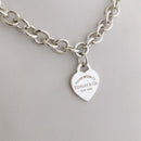18" Please Return to Tiffany & Co New York 925 Heart Tag Necklace AUTHENTIC-3