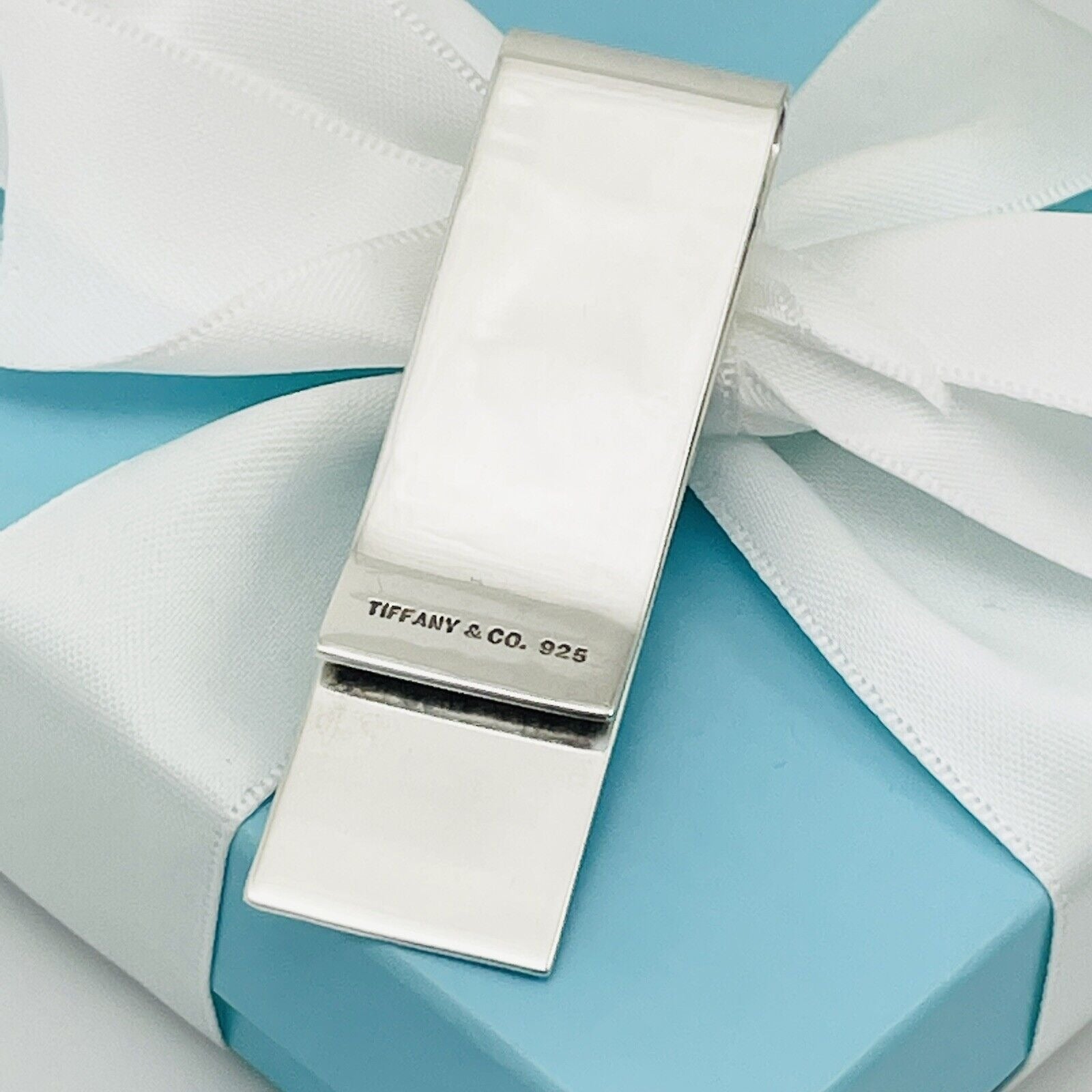 Tiffany 1837 Makers narrow money clip in sterling silver