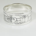 Tiffany & Co Vintage Noahs Arc Napkin Ring Holder Makers Sterling Silver - 2