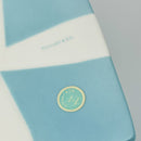 4.3" Large Tiffany Porcelain Blue Trinket Gift Box Ceramic Jewelry Container-9