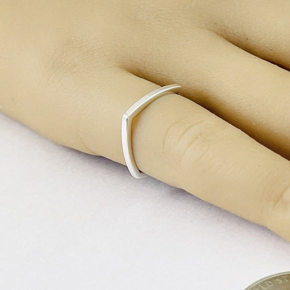 Size 3.5 Tiffany Frank Gehry Torque Ring in Sterling Silver