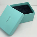 Tiffany Large Necklace Storage Gift Presentation Black Suede Box and Blue Box - 7