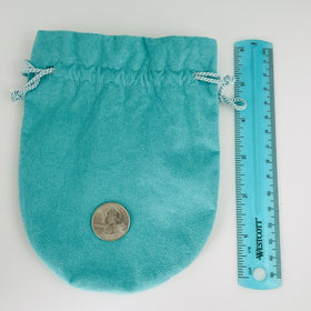 Extra Large Jumbo Tiffany & Co Blue Pouch Suede Drawstring - 0