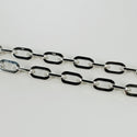 15.75"  Tiffany & Co Oval Flat Link Chain Necklace in Sterling Silver AUTHENTIC - 4