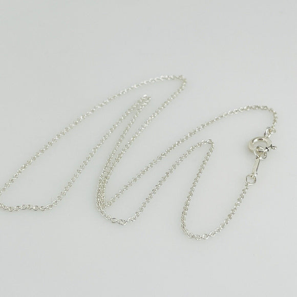 32" Tiffany & Co Chain Necklace by Elsa Peretti 1.5mm Links in Sterling Silver