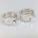 Tiffany & Co T&CO 1837 Hoop Huggie Earrings  in Sterling Silver-5