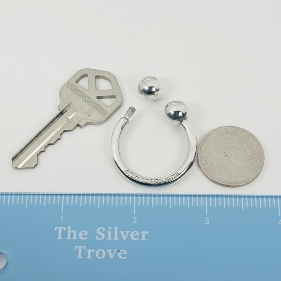 Tiffany & Co Horseshoe Key Ring Chain Keyring Keychain