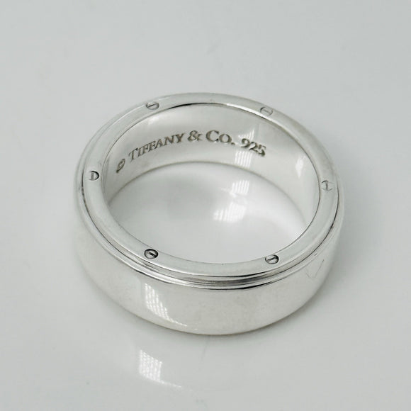 Size 11 Tiffany & Co Metropolis Ring Mens Band Unisex in Sterling Silver