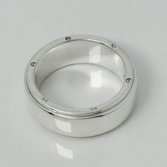 Size 11 Tiffany & Co Metropolis Ring Mens Band Unisex in Sterling Silver