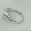 Size 6.5 Return to Tiffany Heart Signet Ring in Sterling Silver-4