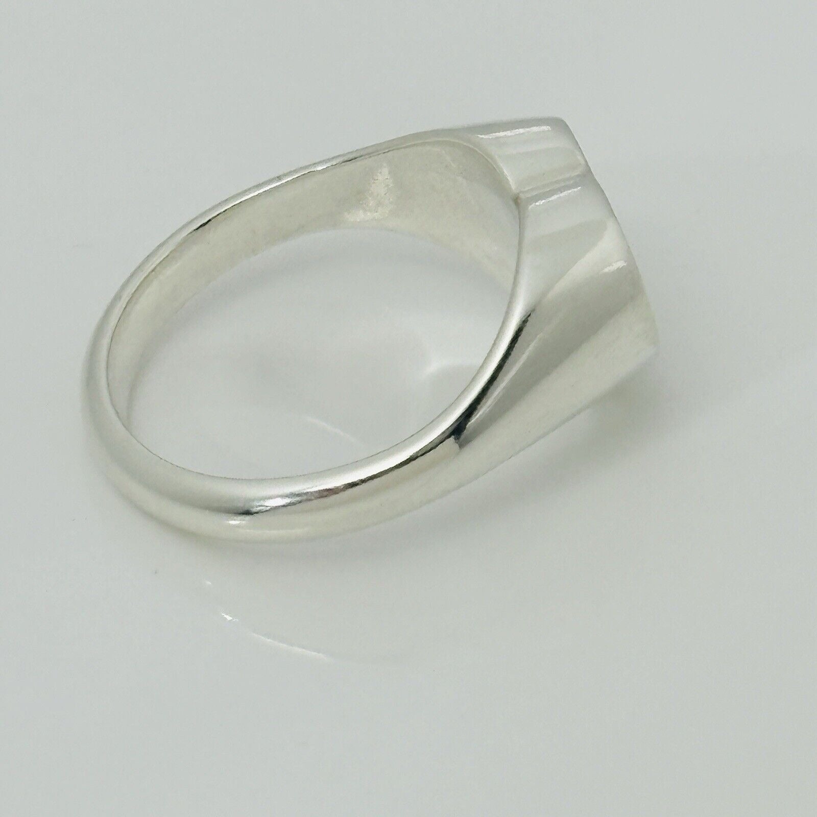 Size 6.5 Return to Tiffany Heart Signet Ring in Sterling Silver FREE Shipping