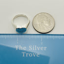 Size 6.5 Return to Tiffany Heart Signet Ring in Sterling Silver-7